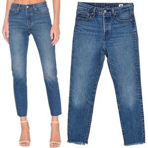 Levi’s Premium Wedgie Skinny Jeans in Classic Tint Blue Denim Women’s Size 26